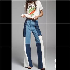 Brand new farm rio patchwork jeans